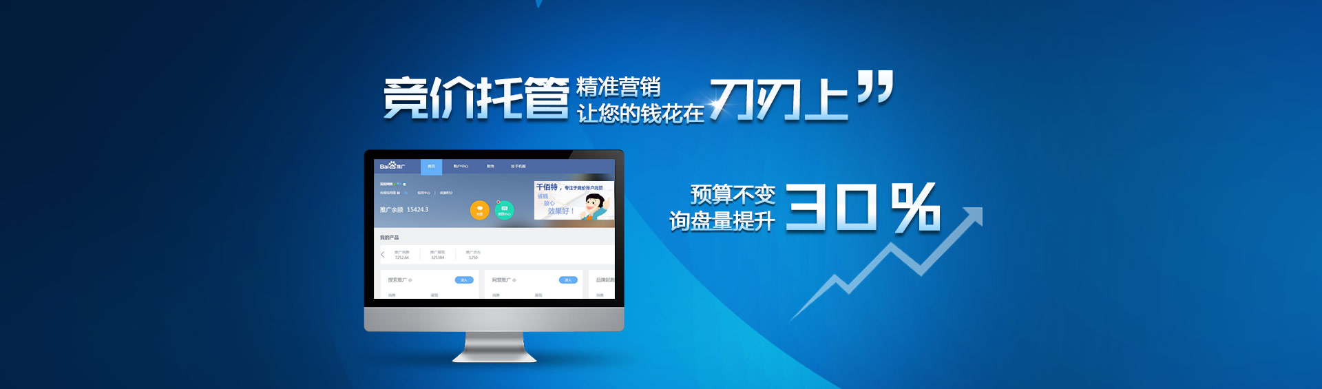 競價(jià)托管，精準(zhǔn)營銷讓您的錢花在刀刃上