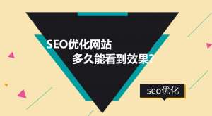seo優(yōu)化網(wǎng)站多久能看到效果？